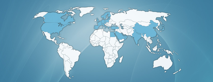 Oppie™ global - World map